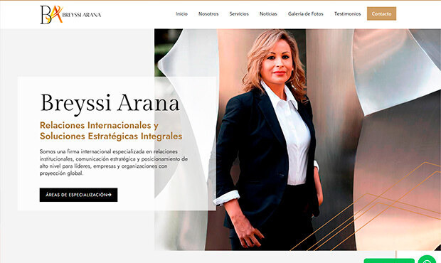 breyssiarana.com - Página Web Institucional breyssiarana.com